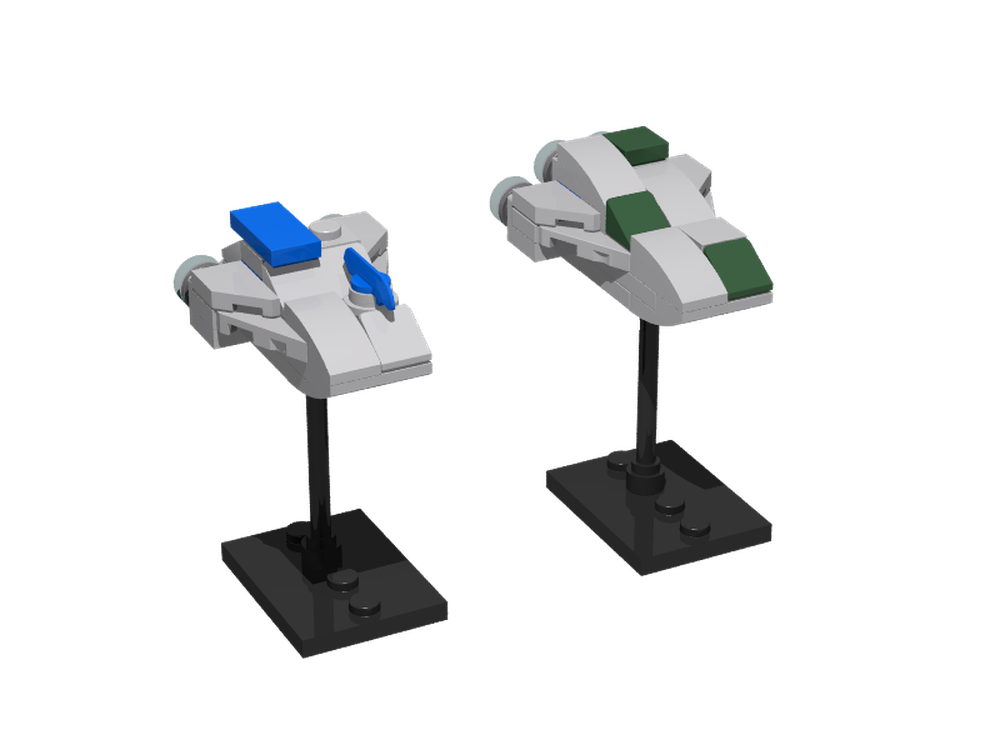 Lego Mini MC80 Star Cruisers: Home One and Liberty