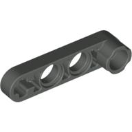 Lego Technic Beam 1 x 4 Thin with Stud Connector / Dark Gray