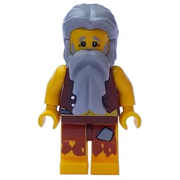 Pirate - Anchor Tattoo, Castaway, Light Bluish Gray Hair
