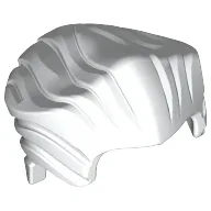 Hair Swept Back with Widow's Peak [Plain] / White