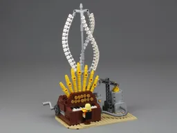 Wind Powered Organ with Moving Keys