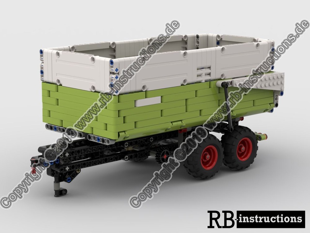 Lego Dump Truck Trailers for Claas Xerion 5000 or Fastrac