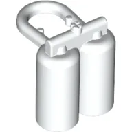 Minifig Neckwear Airtanks with Large Holes / White