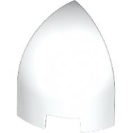 Lego Brick Round Curved 1 x 1 x 1 1/3 Quarter Dome / White