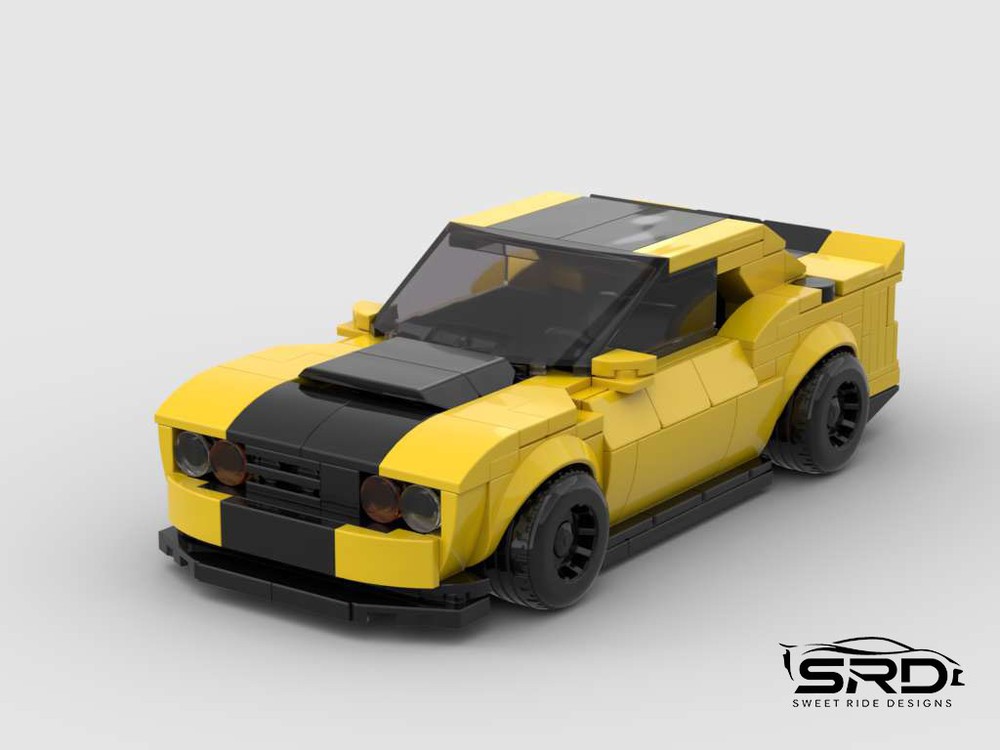 Lego Dodge Challenger SRT Demon , 8 STUDS wide MOD