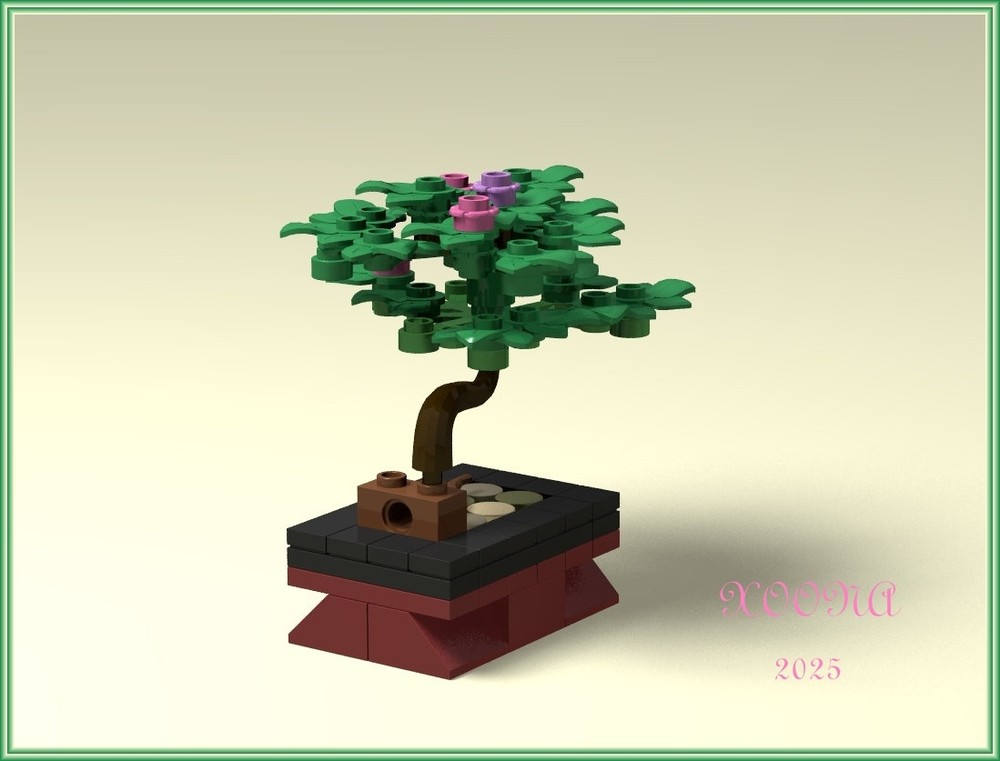 Lego Bonsai with Blossoms