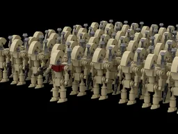 Buildable B1 battle droid (mini)