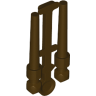 Lego Equipment Wand Sprue [Complete Set of 2] / Dark Brown