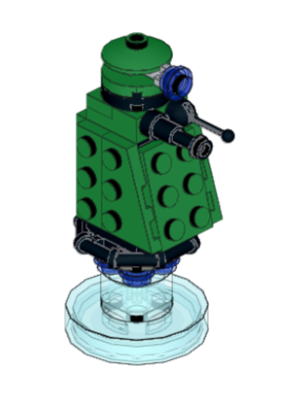 Lego Green Dalek (71238 rehash)