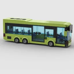 Lego City Public Bus 6x2 lime