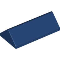 Lego Brick Sloped 45° 2 x 4 Double / Dark Blue