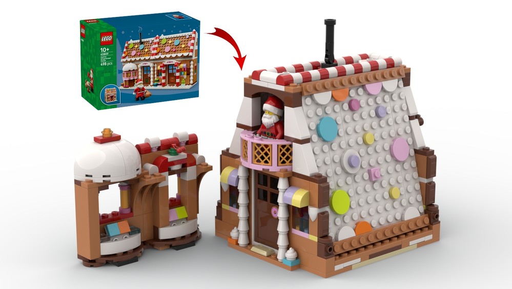 Lego 40809 A-Frame Gingerbread House