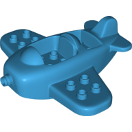 Lego Duplo Airplane 12 x 10 x 4 / Dark Azure