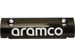Technic, Panel Curved 11 x 3 with 2 Pin Holes through Panel Surface with White 'aramco' Pattern (Sticker) - Set 42240