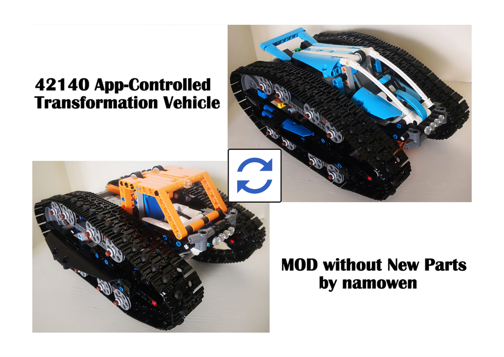 Lego 42140 App-Controlled Transformation Vehicle MOD without New Parts