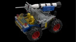 Classic Space Mobile Rocket Transporter (Pull-Back Motors)