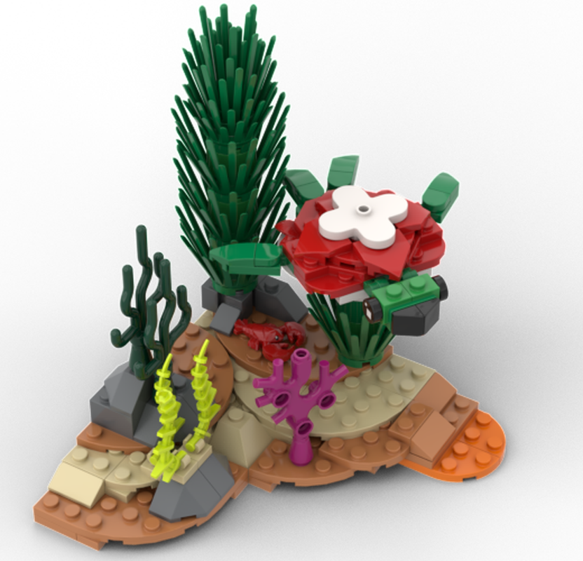 Lego Sea Turtle Decor (Improved)