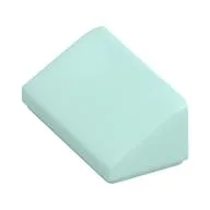 Brick Sloped 30° 1 x 2 x 2/3 / Light Aqua