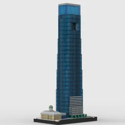 Comcast Center at 1/650th Scale