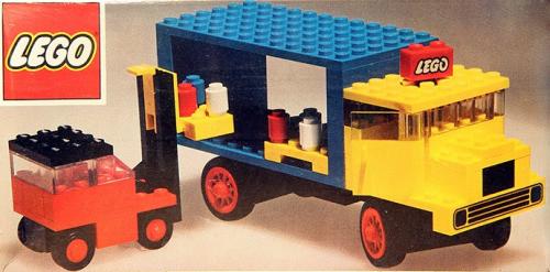 Lego Lorry and Fork Lift Truck