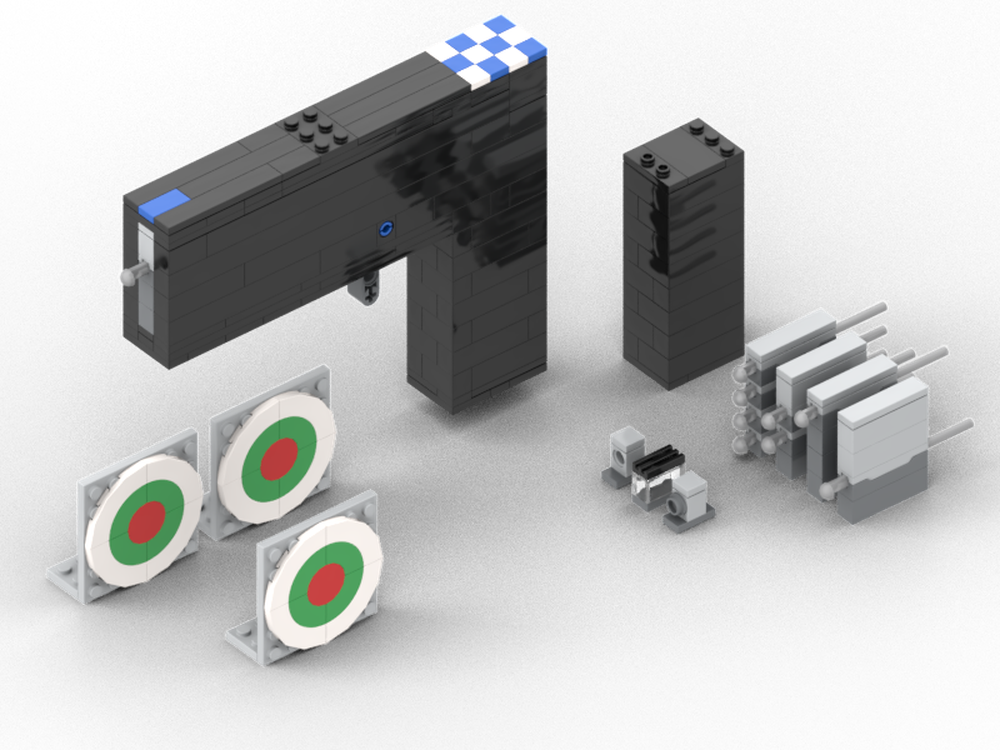 Lego Working Modular Gun With Customizable Scopes And Magazine Sizes