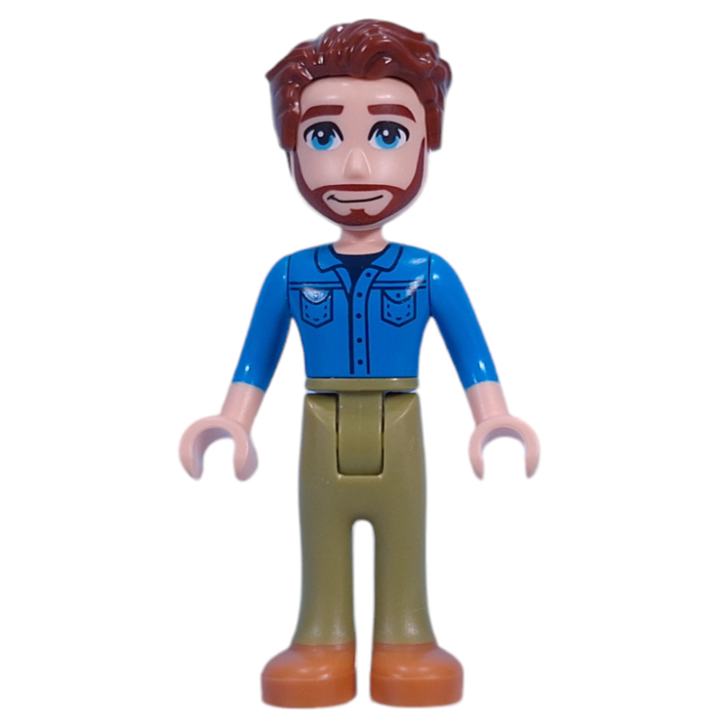 Lego Jonathan - Reddish Brown Hair