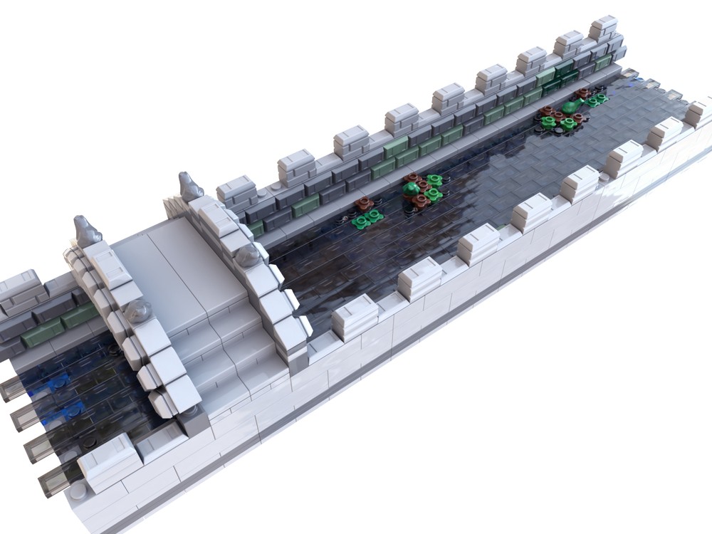 Lego Canal and Foot Bridge