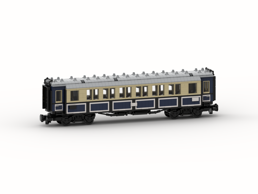 Lego Bavarian Express Train 1st/2nd Class Passenger Coach (8w)
