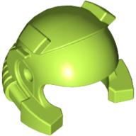 Lego Helmet with Breathing Apparatus and Headlights / Lime