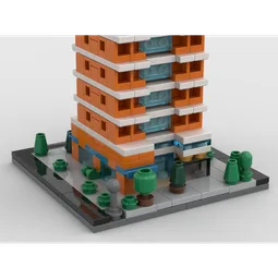 Micro orange building