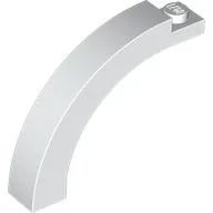 Brick Arch 1 x 5 x 3 1/3 Curved Top / White