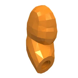 Bigfig Arm, Right [Plain] / Orange