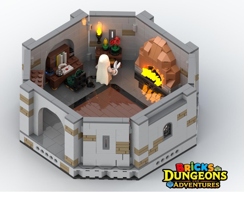 LEGO Castle Haunted apartment Instructions (PDF), Ghosts figurine, Bricks Dungeons and Adventures