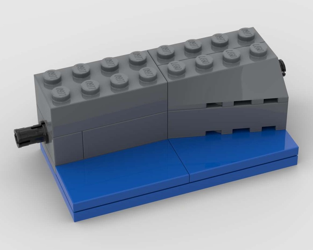 Lego Canal module strait right