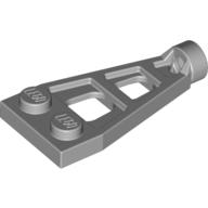 Lego Plate Special 1 x 2 with Long Stud Receptacle (Space Wing) / Light Bluish Gray