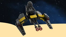Blacktron Crystal Hawk (5619) reimagined