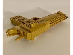 Golden Desert Eagle handgun