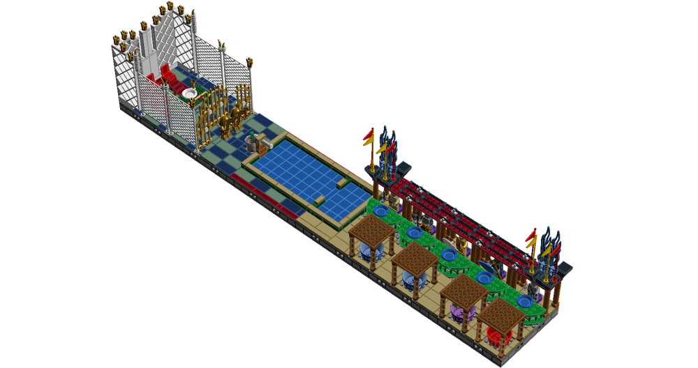 Lego Ancient Egypt Pt 28 PHARAOHS OASIS CAMP SITE AND ROMAN RUINS