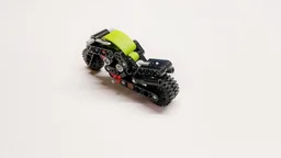 Tiny Lime Motorcycle