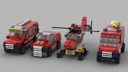 Mini fire vehicles