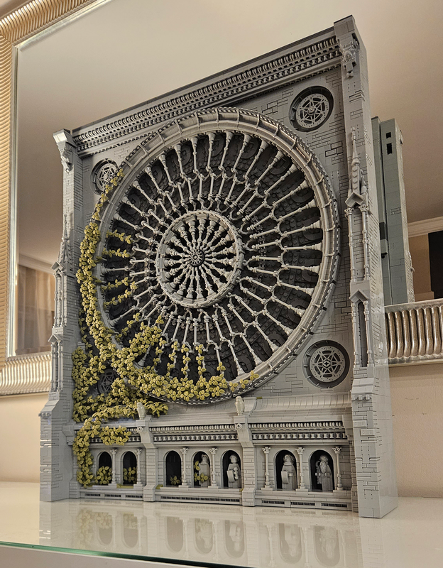 Lego Abandoned Gothic Cathedral Facade (Part 1)