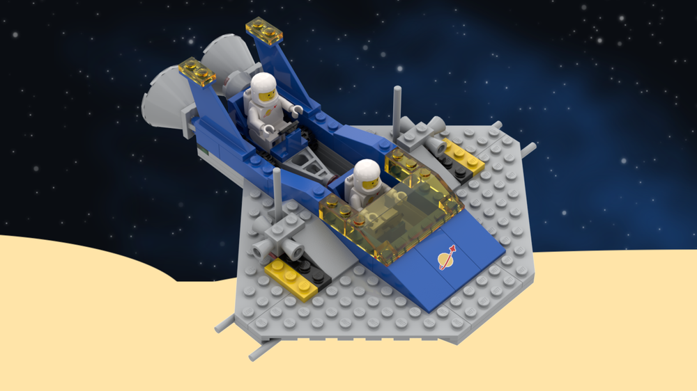 Lego Classic Space Reimagined: "Diamond Wing" 70821 and Surface Rover 6804