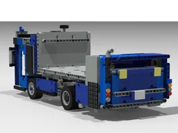 Rear-engine low-entry truck
