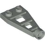 Plate Special 1 x 2 with Long Stud Receptacle (Space Wing) / Light Gray