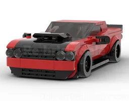 lego speed champion Dodge challenger demon 8 stud