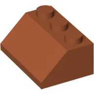 Brick Sloped 45° 2 x 3 / Dark Orange