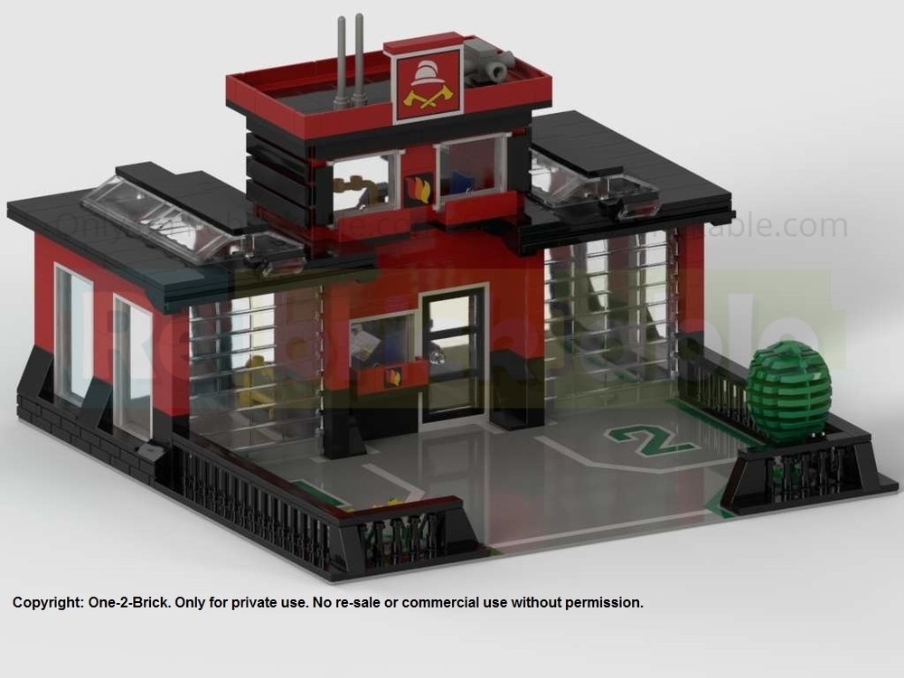 Lego Tribute to 6382 Fire Station