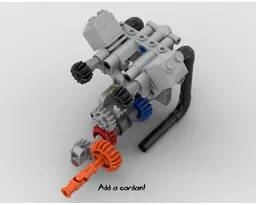 90° V2 Engine