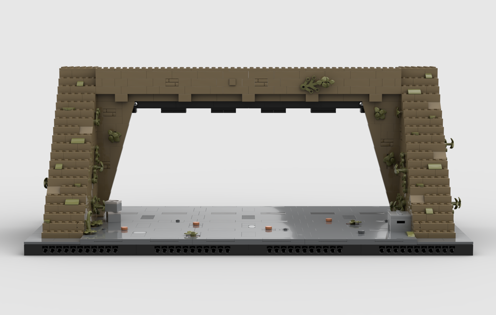 Lego Yavin 4 Hangar Gate