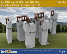 Modular Castle Wall Corners